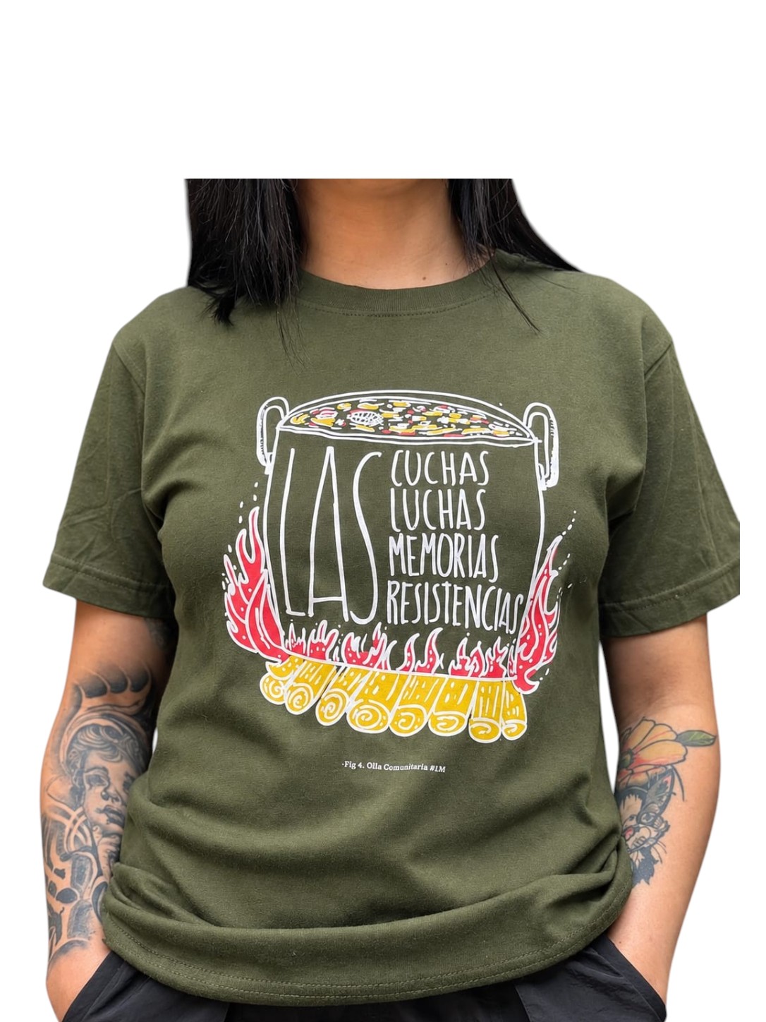 Camiseta La vox populi “Las cuchas Luchas Memorias Resistencias”